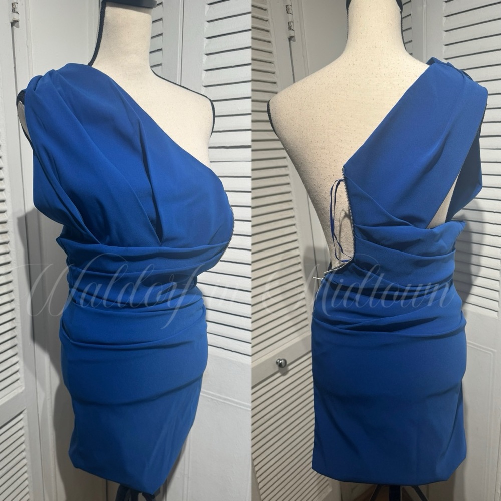 ASO SERENA VAN DER WOODSEN  BLUE DRESS Small - Picture 3 of 9